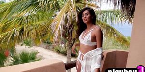 Latin playboy Katherinne Sofia model reveals body and p