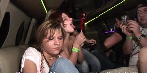 Lollipop Dildo Party In Our Limo