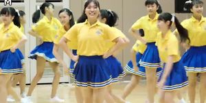 Japanese Cheerleader miniskirt upskirt