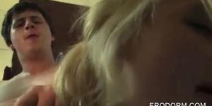 College blonde sucking and fucking her coeds