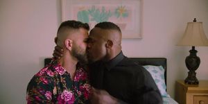 Passionate and Sensual Interracial Gay Lovemaking