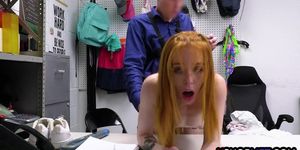 Good girl Madi Collins is actually a horny thief so teen got fucked by cop