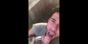 Cute cock sucker and cum eater