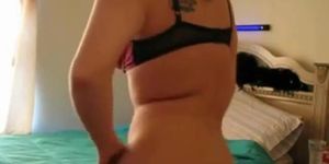 Hot Girl Stripping and Shaking Her Ass AL84