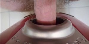 The vacuum cleaner hole and cumshot inside