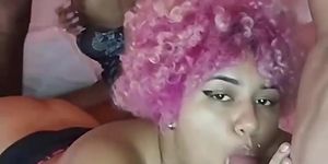 Hardcore groupsex with two slutty Brazilian favela teens live at sexycamx
