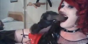 Denise DeWhore deepthroat dildo urethral toy
