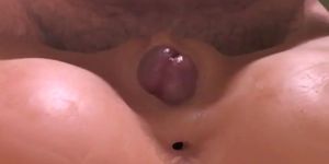 Fake Pussy cum from behind Sextoy Pussy cum 2