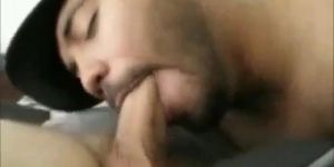 Twink Cock Sucking by Hunk with Perfect Lips