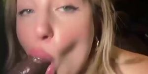 German blonde slut takes hard BBC pounding in public live at sexycamx