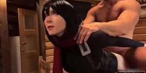 Mikasa Anal Roughly Fucks till Cum in Mouth POV Cosplay vol3