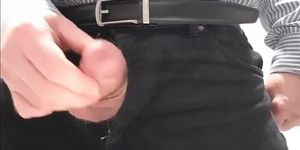 Daddys Office Masturbation with Big Cum