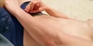 Beach Masturbation Outdoor Fun