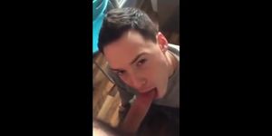 Twink Swallows Big Cock Amateur Blowjob Video
