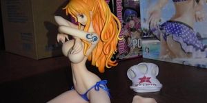 Nami Figure Bukkake on the Beach