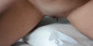 Teen Pillow Humping Orgasm  Closeup