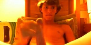 Hot Twink in Sexy Undies Strokes it on Webcam