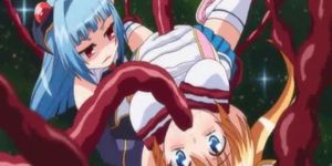 Pregnant anime caught and drilled all hole by tentacles