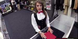 Sexy casino babe plays a gamble and gets fucked real ha