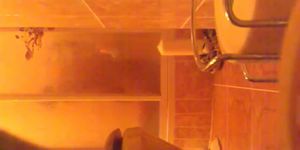 Spying mom masturbation and cumming in the shower