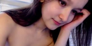 Nice Small Tit Teen on Webcam