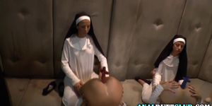 Les nuns anally sanctify