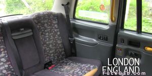 Blackmailed blonde must fuck in fake taxi