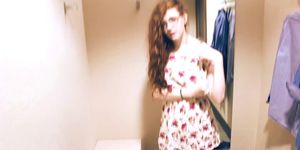 She wanted to get fucked in the changing room