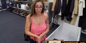 Sexy amateur drilled by nasty pawn dude at the pawnshop