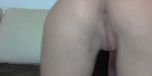 Big Titty Webcam Girl Dildos Her Ass