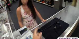 Sexy woman banged by nasty pawn keeper at the pawnshop
