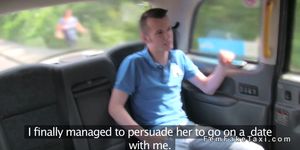 Female fake taxi driver teaches dude sex