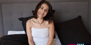 Latina stepsister teen fucked by her stepbrothers fat d