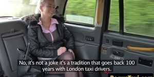 Busty beauty fucked by her taxi driver