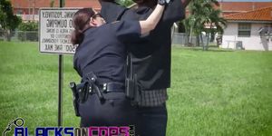 Horny guy gets to bang busty cop