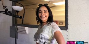 Latina Singer gets Cock in the studio