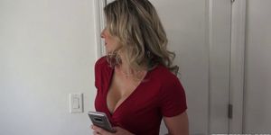 Pervy Cory Chase gave stepson a hot blowjob