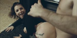 Tattooed Ivy Labelle deepthroats and gets screwed deep (No Mercy)