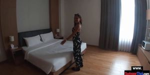 Amateur European Asian couple fucking in the hotel