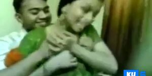 Homemade clip with Indian GFs boobs