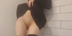 Young Russian teen fingered in toilet