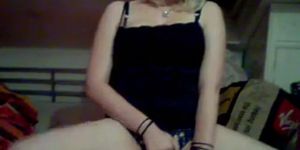 Hot blonde webcam masturbation