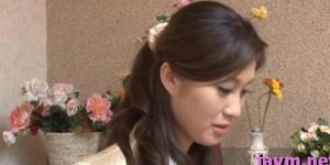 Lusty nipponese mature arisa miyuki gets poontang fille