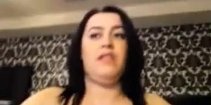 Busty Leanne Crow Teases On Webcam