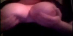 Cam Girl Plays With Her Big Tits