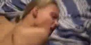 Amateur blondie sucking and getting fucked