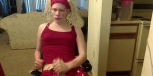 Hot Young Crossdresser Jerks And Squirts II