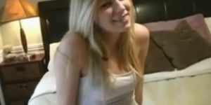 Amateur Cute Blonde Craving For Cock.