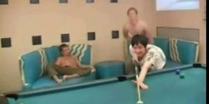 Older women fucked on pool table!