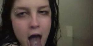 hot teen girl sucking cock and swallowing cum